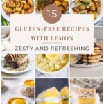 15 Gluten-Free Recipes with Lemon (Zesty and Refreshing) pinterest image.