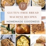 17 Gluten-Free Bread Machine Recipes (Homemade Goodness) pinterest image.