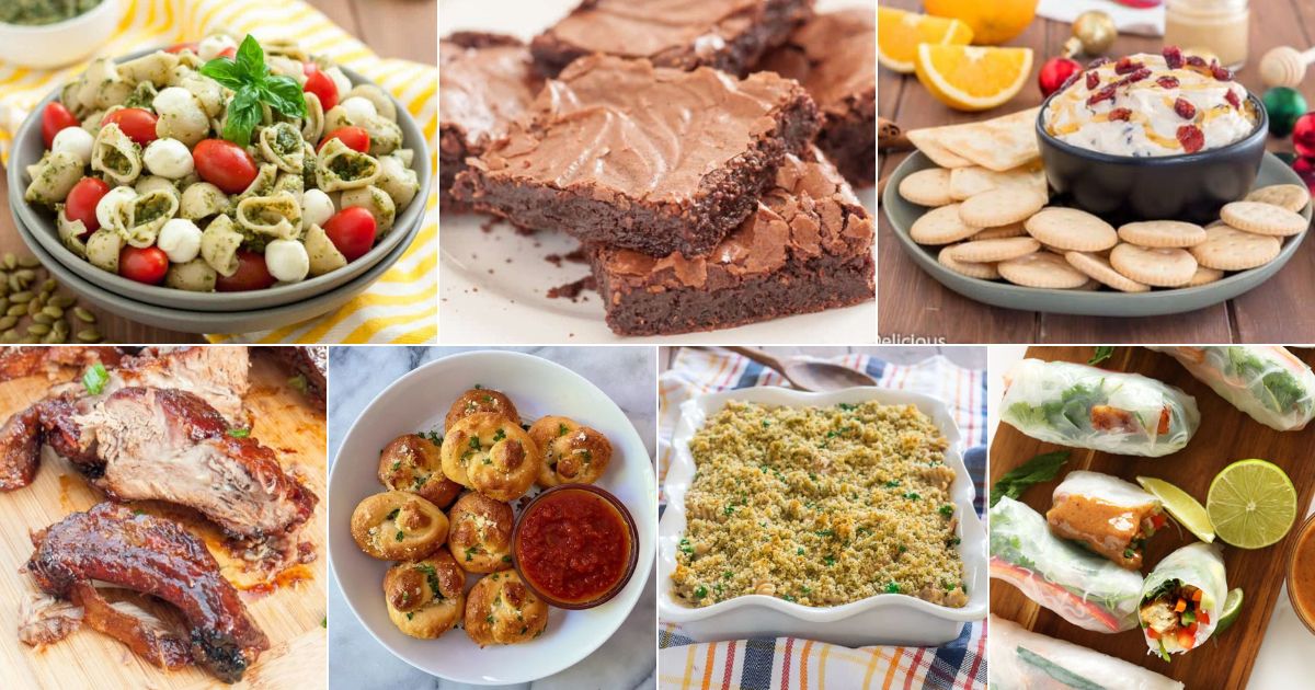 21 Gluten-Free Buffet Ideas (Varied Selection) facebook image.