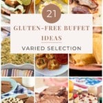 21 Gluten-Free Buffet Ideas (Varied Selection) pinterest image.