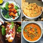 Four delicious gluten-free dishes with sweet potatoes.