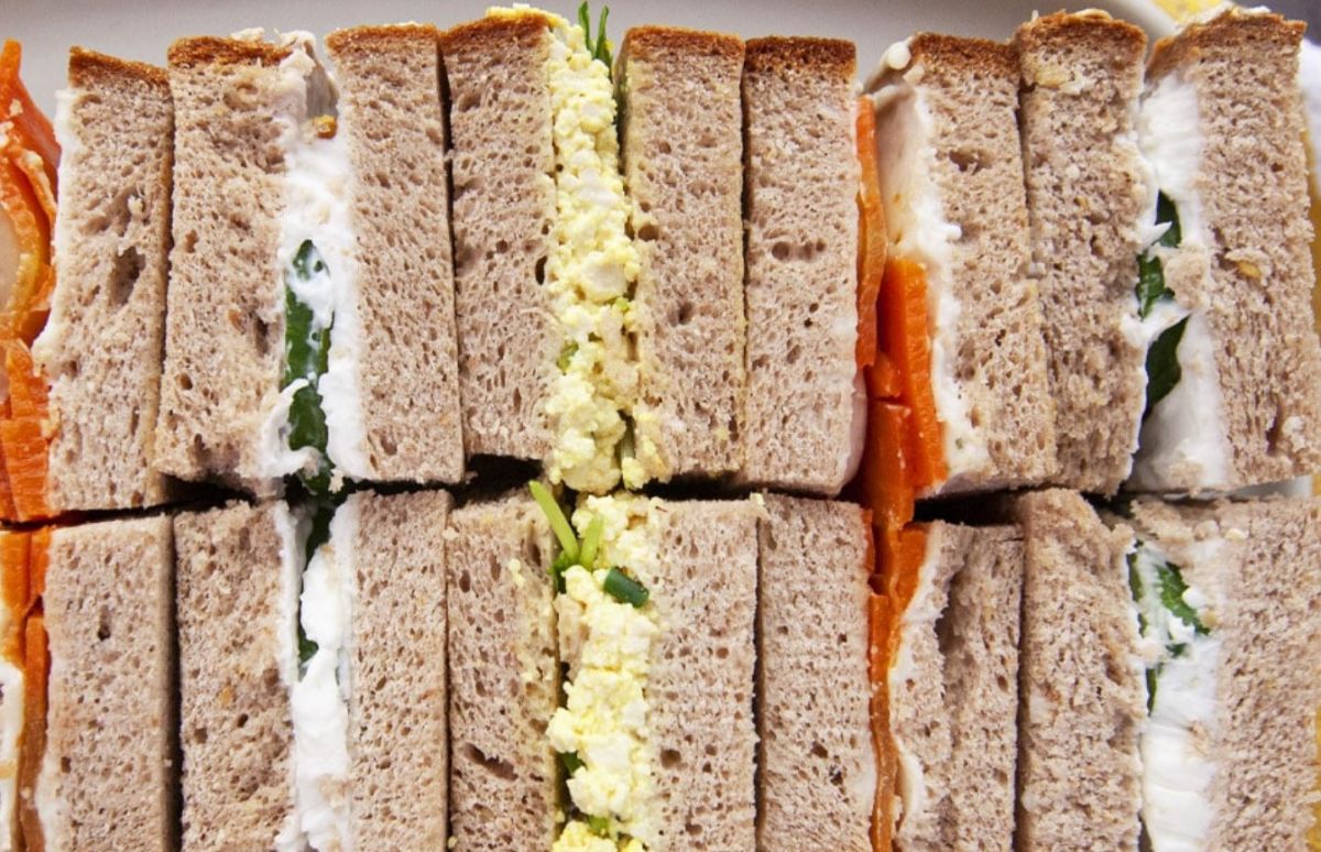 Mouth-watering Tea Sandwiches.