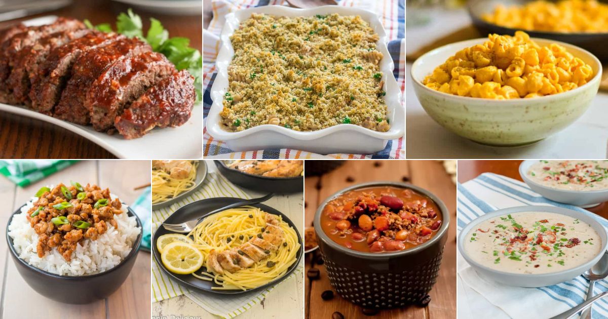 33 Gluten-Free Family Dinner Ideas (for a Feast) facebook image.