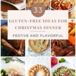 33 Gluten-Free Ideas for Christmas Dinner (Festive and Flavorful) pinterest image.
