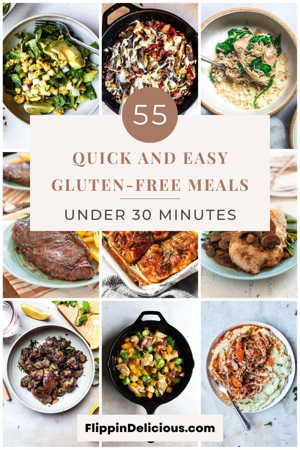 55 Quick and Easy Gluten-Free Meals (Under 30 Minutes) - Flippin' Delicious