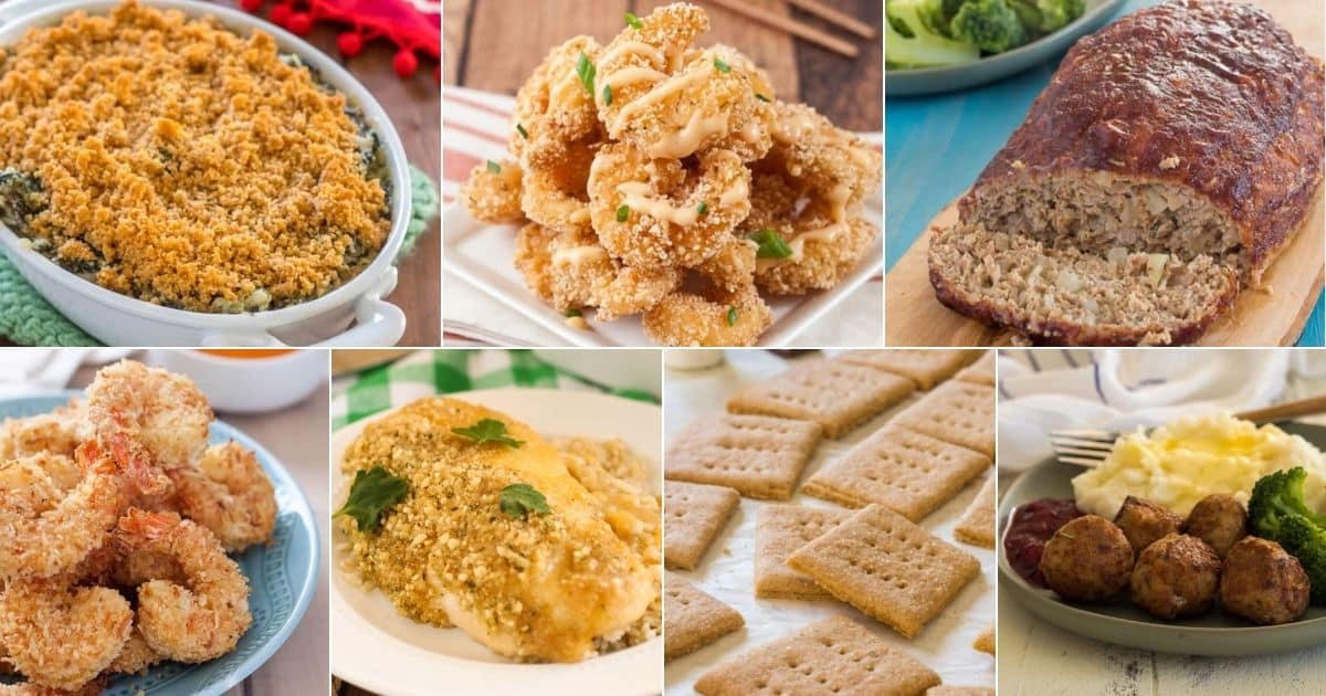 11 Gluten-Free Alternatives to Bread Crumbs (Crunchy Substitutes) facebook image.