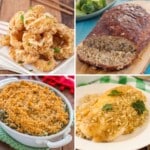 Four delicious dishes with bread crumbs alternatives.