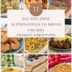 11 Gluten-Free Alternatives to Bread Crumbs (Crunchy Substitutes) pinterest image.